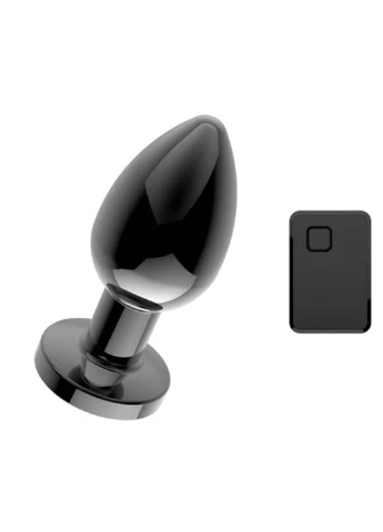 Металева анальна пробка з вібрацією та дистанційним керуванням (USB) We Love (263348468)