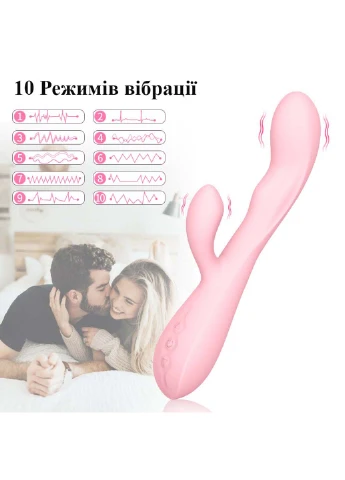 Вибратор Rabbit Vibe с подогревом и клиторальной стимуляцией We Love (263348631)