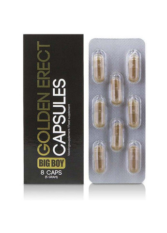 Таблетки для эрекции Big Boy Golden Erect 8 шт Cobeco (263348828)