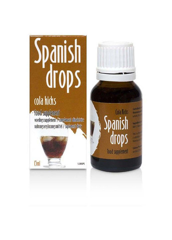 Краплі збудливі Spanish Drops Cola Kicks 15мл Cobeco (263348826)