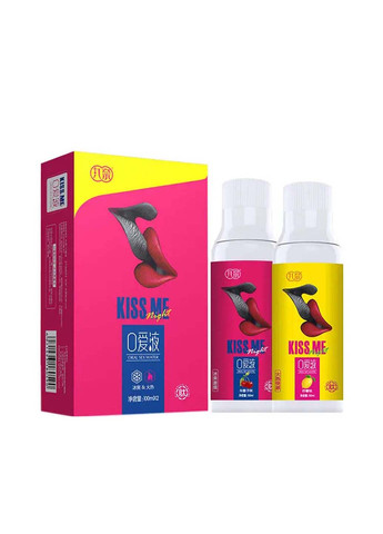Лубрикант для орального секса KISS ME NIGHT 2in1 вишня и лимон PinkNight (263348888)