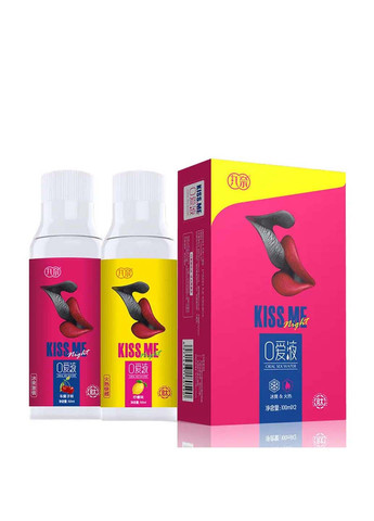 Лубрикант для орального секса KISS ME NIGHT 2in1 вишня и лимон PinkNight (263348888)