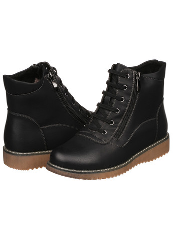 Зимние женские ботинки с искусственной кожи 1287-62-1 Башили из искусственной кожи