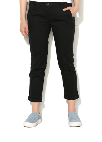 Черные кэжуал демисезонные брюки United Colors of Benetton