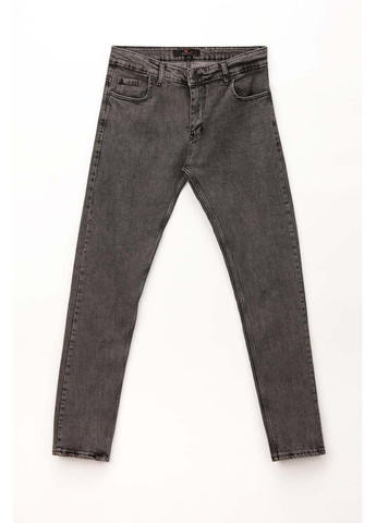 Серые демисезонные джинсы slim fit CLUB JU