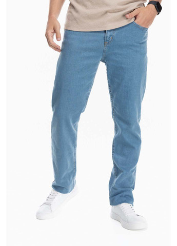 Голубые демисезонные джинсы regular fit New Class