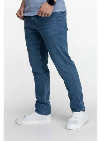 Синие демисезонные джинсы regular fit Figo
