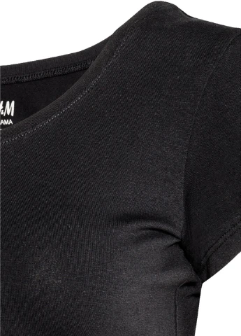 Чорна кежуал сукня для вагітних H&M однотонна