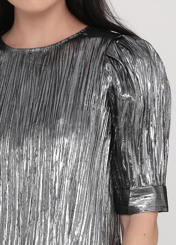 Серебряная летняя блуза H&M
