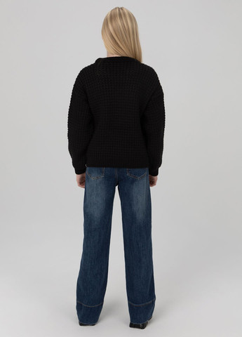 Черный зимний свитер Toontoy