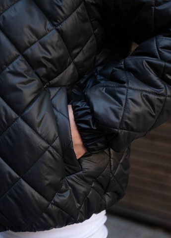 Чорна демісезонна куртка жіноча демісезонна Liton