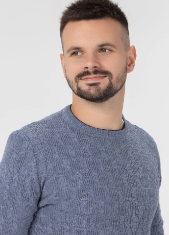Синій зимовий джемпер Stendo