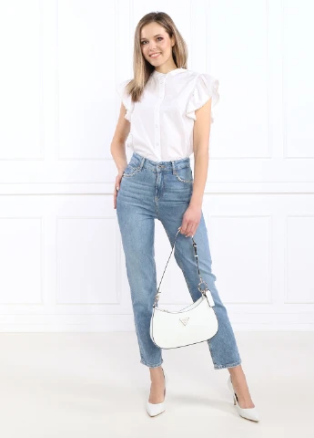 Сумка жіноча із еко шкіри Guess NOELLE TOP ZIP SHOULDER BAG (263345510)
