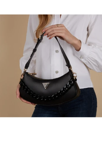 Сумка жіноча із еко шкіри Guess CORINA TOP ZIP SHOULDER BAG (263345511)