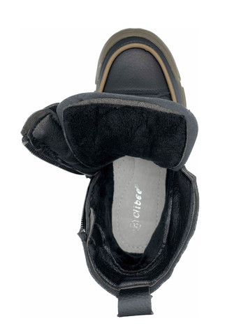 Черные повседневные осенние демисезонные ботинки Clibee