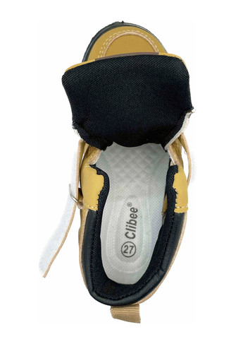 Коричневые повседневные осенние демисезонные ботинки Clibee