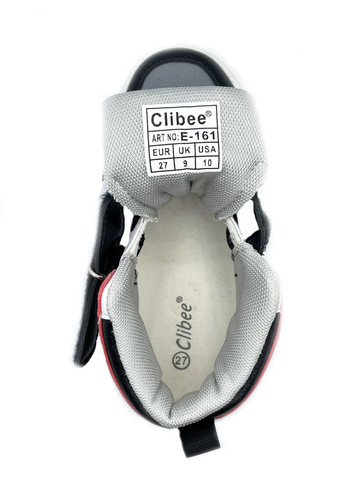 Серые повседневные осенние демисезонные ботинки Clibee