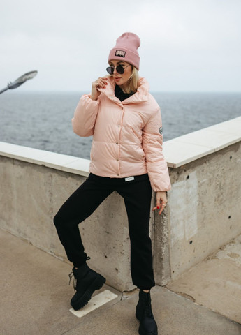 Розовая зимняя куртка Liton
