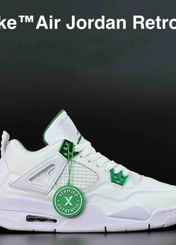Білі осінні білі з зеленим жіночі кросівки No Brand