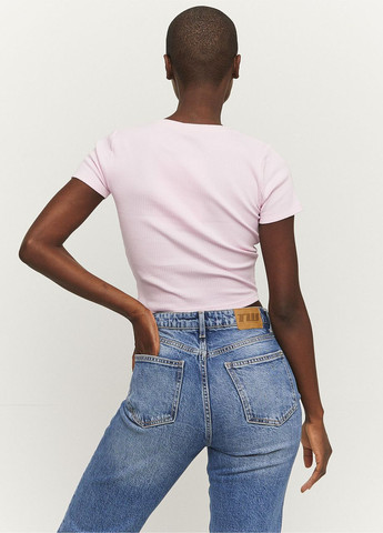 Светло-розовая летняя футболка Tally Weijl