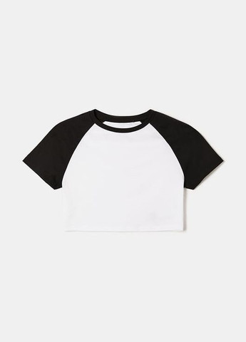 Чорно-біла літня футболка Tally Weijl