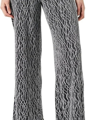 Серебряные праздничный демисезонные прямые брюки Vero Moda