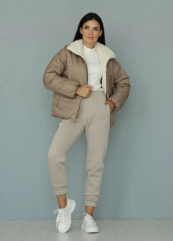 Бежева демісезонна куртка jacket Seventeen