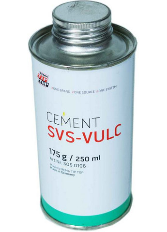 Клей шиномонтажний камерний 175 г/250 мл (Cement SVS-VULC) 6х13х6 см Tip Top (263426372)