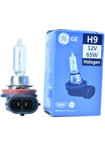 Галогенна лампа H9 12V 65W PGJ19-5 3х4х6,5 см General Electric (263427451)