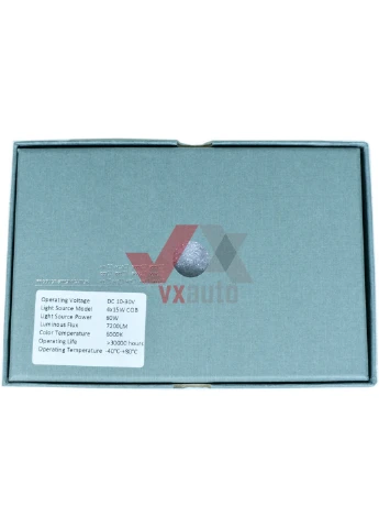 Лампа LED H4 12V 60W 6000K(7200 lm), (2 шт.) 7х20х14 см Vortex (263424391)