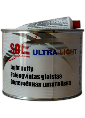 Шпаклівка універсальна 1.5 кг Ultra Light (м'яка) 12х16х16 см No Brand (263425298)
