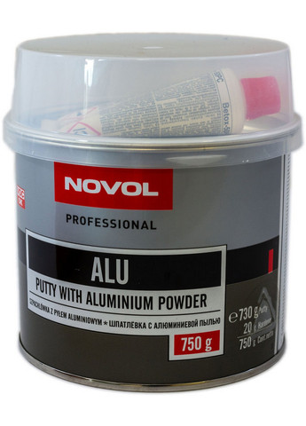 Шпаклівка з алюмінієм 0.75 кг Alu 10х10х10 см No Brand (263426152)