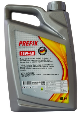 Масло 15w40 4 л, API CF-4 10х30х19 см No Brand (263425126)