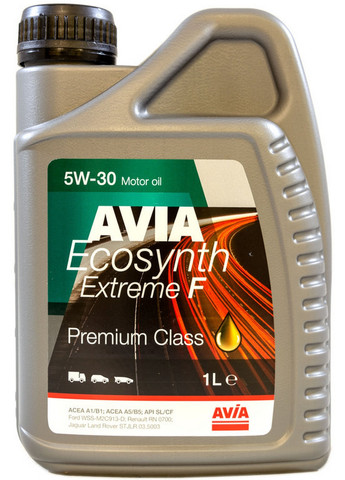 Масло 5w30 1л Ecosynth Extreme F, API SL/CF 20х13х5,5 см Avia (263427117)