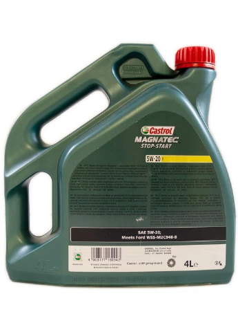Масло 5w20 4 л Magnatec Stop-Start 23х30х9 см Castrol (263424476)