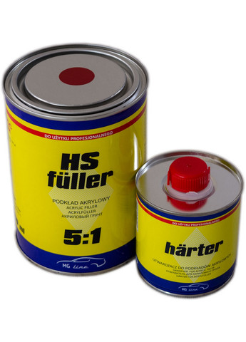 Акриловый грунт 5:1 0.8 л HS Fuller (отв. Harter – 160 мл) 22х10х10 см No Brand (263426214)