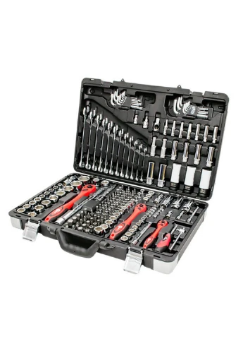 Комплект інструментів 176 од. 1/2", 1/4", 3/8" Cr-V (професійний) 10х52х37 см Intertool (263426362)