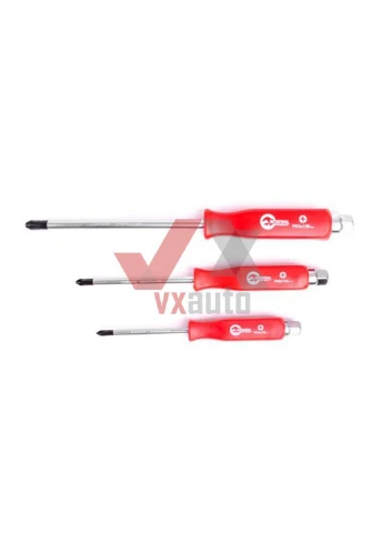 Комплект викруток 6 шт. (ударні SL5, SL6, SL8, PH1, PH2, PH3) 35х20х3 см Intertool (263424319)