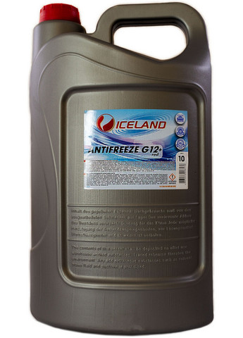 Жидкость охлаждающая 10 л -24°С Антифриз G12+ 16х40х23 см Iceland (263424314)