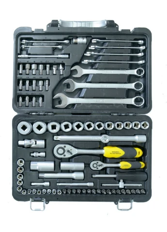 Комплект інструментів 82 од. 1/2", 1/4" (професійний) 9х39х26 см No Brand (263425208)
