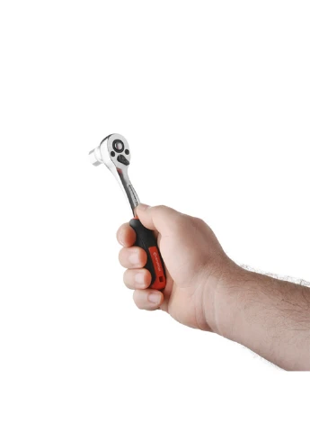 Рукоятка з храповим механізмом на 72 зуби 1/4'' Cr-V 20х2,5х2,5 см Intertool (263424327)