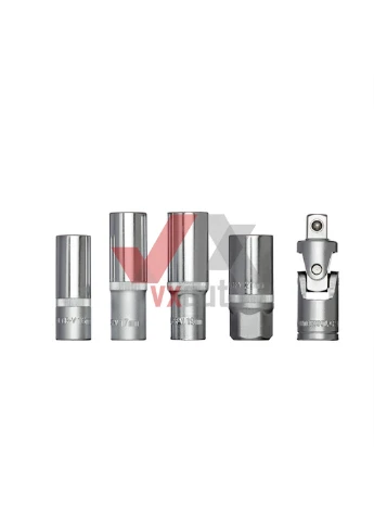 Комплект головок 1/2'' 20 од. (10-24 мм) STORM Cr-V (з рукояткою з храповим механізмом + насадки) 30х22х7 см Intertool (263426355)