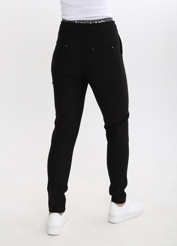 Брюки женские черные со стрейчем пояс на резинке большого размера Adorati MOM (263360479)