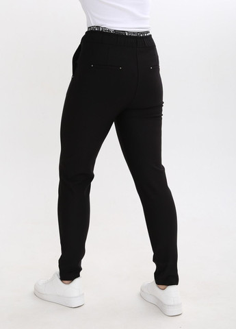 Брюки женские черные со стрейчем пояс на резинке большого размера Adorati MOM (263360479)