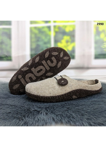 Тапочки жіночі кімнатні фетрові для ламінату Inblu (263512272)