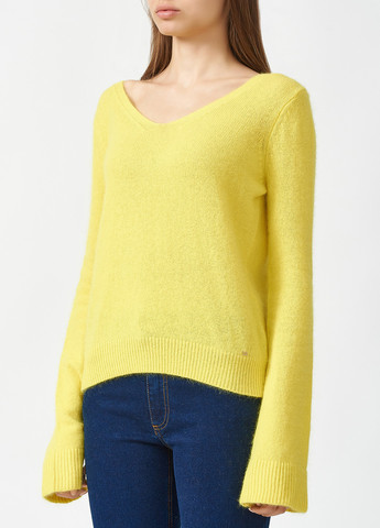 Желтый демисезонный свитер Kocca