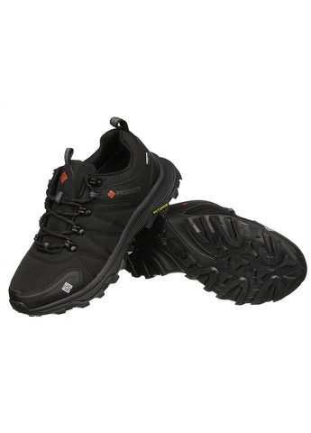 Черные демисезонные мужские термо кроссовки с текстиля a075-6 Yike
