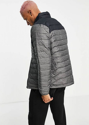 Черная зимняя куртка Columbia зимова 118970419 black grey