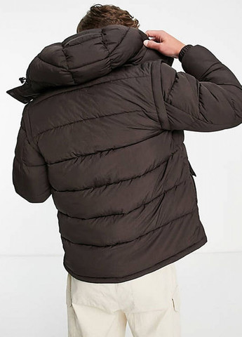 Коричнева зимня куртка Napapijri зимова знімні рукава 119170134 brown