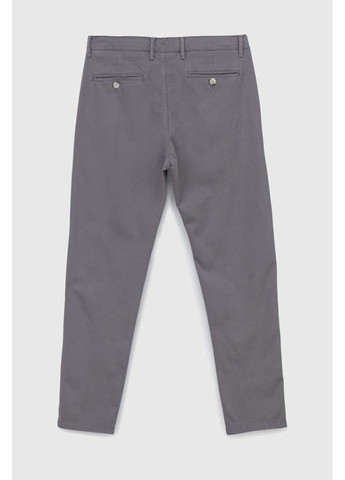 Серые кэжуал демисезонные брюки Figo